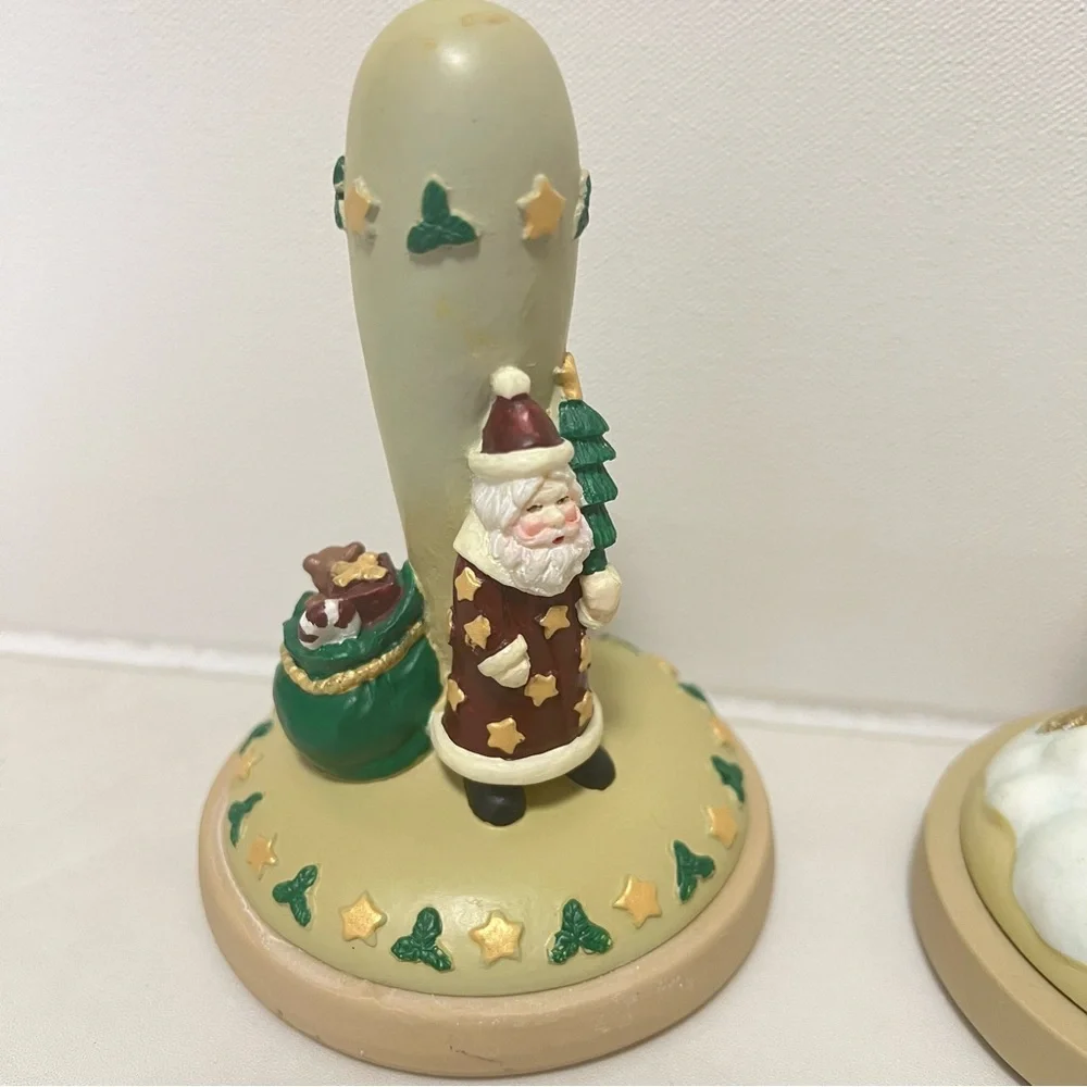 Santa Claus Cookie Stamps Brown Bag Cookie Art Cookie Press Stamp